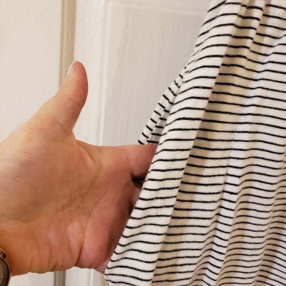 Mustard Seed Size Med. Striped Wide-Leg Pants - Picture 3 of 9